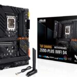 Asus TUF Gaming Z690-Plus Wifi D4 LGA1700 ATX Motherboard, 15 DrMOS Power Stages, PCIe 5.0, DDR4 Memory, 4 M.2 slots, WiFi 6, HDMI, DisplayPort (90MB18V0-M0EAY0)