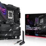 Asus Rog Strix Z790-E Gaming Wifi ATX DDR5 Motherboard, LGA 1700 Socket, Z790 Chipset, 2.5G LAN, Wifi 6E, Max 128GB Memory, 4x SATA 6Gb/s, 5x M.2 Slot, PCIe 5.0, Armoury Crate (90MB1CL0-M0EAY0)