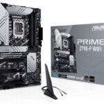 Asus Prime Z790-P WiFi ATX Motherboard, Socket Intel LGA1700, Z790 Chipset, PCIe 5.0, 128GB DDR5 Max Memory, 3x M.2 Slots, WiFi 6, Bluetooth v5.2, 2.5Gb LAN, 14+1 Power Stages (90MB1CJ0-M0EAY0)