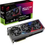 ASUS ROG Strix GeForce RTX™ 4080 SUPER Gaming Graphics Card (PCIe 4.0, 16GB GDDR6X, DLSS 3, HDMI 2.1a, DisplayPort 1.4a, Vapor chamber, Massive vented backplate, Power sensing, Aura Sync)