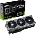 ASUS TUF Gaming NVIDIA GeForce RTX™ 4070 Ti OC Edition Gaming Graphics Card (PCIe 4.0, 12GB GDDR6X, HDMI 2.1a, DisplayPort 1.4a), TUF-RTX4070TI-O12G-GAMING