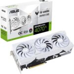 ASUS TUF Gaming NVIDIA GeForce RTX™ 4070 Ti OC White Edition Gaming Graphics Card (PCIe 4.0, 12GB GDDR6X, HDMI 2.1a, DisplayPort 1.4a)