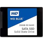 Western Digital 250GB WD Blue 3D NAND Internal PC SSD - SATA III 6 Gb/s, 2.5"/7mm, Up to 550 MB/s - WDS250G2B0A