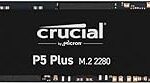 Crucial P5 Plus 2TB PCIe Gen4 3D NAND NVMe M.2 Gaming SSD, up to 6600MB/s - CT2000P5PSSD8, Solid State Drive