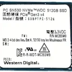 Western Digital 512GB SSD PC SN530 M.2 2230 30mm PCIe Gen3 x4 NVMe SDBPTPZ-512G Solid State Drive for Dell HP Lenovo Laptop Desktop Ultrabook Surface