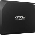 Crucial X10 Pro 4TB Portable SSD - Up to 2100MB/s Read, 2000MB/s Write - Water and dust Resistant, PC and Mac, with Mylio Photos+ Offer - USB 3.2 External Solid State Drive - CT4000X10PROSSD902