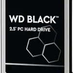 Western Digital 1TB WD Black Performance Mobile Hard Drive - 7200 RPM Class, SATA 6 Gb/s, 64 MB Cache, 2.5" - WD10SPSX, Mechanical Hard Disk