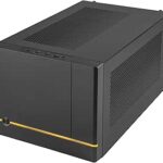 SilverStone Technology SUGO 14, SG14, Black, Mini-ITX Cube Chassis, Supports 3 Slot Full Length GPUs/ATX PSU / 240mm AIO, 4 Removable Panels, SST-SG14B