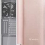 Silverstone Technology SETA A1 Rose Gold on White Premium ATX/Micro-ATX Case with Temperd Glass - SEA1GW-G