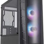 Cooler Master MasterBox MB320L ARGB Micro-ATX with Dual ARGB Fans, DarkMirror Front Panel, Mesh Front Intake Vents, Tempered Glass Side Panel & ARGB Lighting System