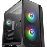 Thermaltake View 51 Motherboard Sync ARGB E-ATX Full Tower Gaming Computer Case with 2 200mm ARGB 5V Motherboard Sync RGB Fans + 140mm Black Rear Fan Pre-Installed CA-1Q6-00M1WN-00