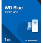 Western Digital 1TB WD Blue PC Internal Hard Drive HDD - 7200 RPM, SATA 6 Gb/s, 64 MB Cache, 3.5" - WD10EZEX