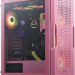 XPG STARKER AIR Mid-Tower ATX PC Case with Front Mesh Panel and ARGB Light Effect Pink (STARKERAIR-PKCUS)