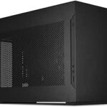 Lian Li A4-H2O Small Case - Mini ITX - Aluminum Exterior & SPCC Steel Interior - PCIe 4.0 - Easy AIO Installation - Supports SFX/SFX-L Power Supply (A4-H2O A4 BLACK)