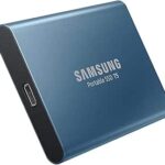 SAMSUNG T5 Portable SSD 500GB - Up to 540MB/s - USB 3.1 External Solid State Drive, Blue (MU-PA500B/AM)