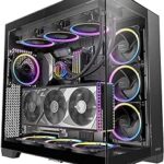 Antec C8, Fans not Included, RTX 40 Compatible, Dual-Chamber, tooless Design, Type-C, 360mm Radiator Support, Seamless Tempered Glass Front & Side Panels, High Airflow Full-Tower E-ATX PC Case