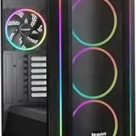 be quiet! Shadow Base 800 FX - ARGB - 4 Light Wings 140mm PWM Fans - Mid-Tower PC Gaming Case - 420mm radiators or E-ATX motherboards Support - Black - BGW63