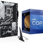 INLAND Cpu mother board combo - Intel Core i9-12900K Desktop Processor 16 (8P+8E) Cores up to 5.2 GHz with Integrated Graphics Bundle with ASUS PRIME Z790-V AX WiFi DDR5 Motherboard