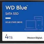 Western Digital 4TB WD Blue 3D NAND Internal PC SSD - SATA III 6 Gb/s, 2.5"/7mm, Up to 560 MB/s - WDS400T2B0A