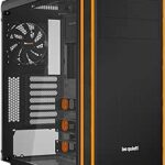 be quiet! Pure Base 600 ATX Midi Tower PC Case | 2 Pre-Installed Fans | Tempered Glass Window | Orange | BGW20