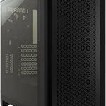 CORSAIR 4000D AIRFLOW Tempered Glass Mid-Tower ATX Case - High-Airflow - Cable Management System - Spacious Interior - Two Included 120 mm Fans - Black