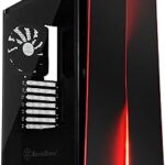 SilverStone SST-RL07B-G - Red Line Midi Tower ATX Gaming Computer Case, Silent High Airflow Performance, Full Tempered Glass, black