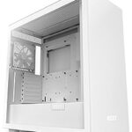 NZXT H7 - CM-H71BW-01 - ATX Mid Tower PC Gaming Case - Front I/O USB Type-C Port - Quick-Release Tempered Glass Side Panel - White