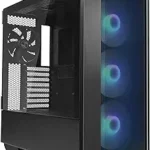 LIAN LI LANCOOL III E-ATX PC Case, Spacious RGB Gaming Computer Case with Hinged Tempered Glass Doors, Fine Mesh Panels, 4x140mm PWM Fans Pre-Installed High Airflow Chassis (Black)