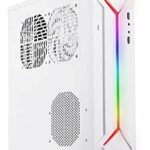 SilverStone Technology Slim Computer Case for Mini-Itx Motherboards with Integrated Addressable RGB Lighting SST-RVZ03W-ARGB