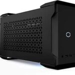 Cooler Master MasterCase NC100 SFF Small Form Factor 7.9 Liter Case with V650 Gold SFX PSU, GPUs 2.5 Slots up to 320mm for Intel(r) NUC 9 Extreme Element, Black