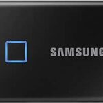 SAMSUNG SSD T7 Portable External Solid State Drive 1TB, Up to USB 3.2 Gen2 , Reliable Storage for Gaming, Students, Professionals, (MU-PC1T0T/AM), Black