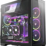 Antec Performance Series P120 Crystal E-ATX Mid-Tower Case, Tempered Glass Front & Side Panels White Led USB3.0 X 2, Aluminum Vga Holder Included - PC