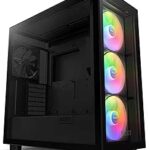 NZXT H7 Elite - CM-H71EB-02 - ATX Mid Tower PC Gaming Case - Front I/O USB Type-C Port - Quick-Release Tempered Glass Side Panel - Black (2023)