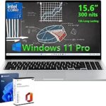 SAMSUNG Galaxy Book4 Laptop Computer - Office Lifetime License & Win 11 Pro, 15.6" FHD 300nits Display, Intel 10-Core 7-150U(up to 5.4 GHz), 16GB RAM, 2TB SSD, Slim Design, 14H Long Battery Life