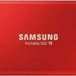 Samsung T5 Portable SSD 1TB - USB 3.1 External Solid State Drive with V-NAND Flash Memory Technology (MU-PA1T0R/WW) - Metallic Red