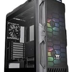 Thermaltake Level 20 RS Motherboard Sync ARGB ATX Mid Tower Gaming Computer Case with 2 200mm ARGB 5V Motherboard Sync RGB Fans + 140mm Black Rear Fan Pre-Installed CA-1P8-00M1WN-00