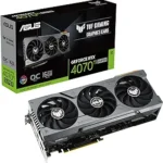 ASUS TUF Gaming GeForce RTX 4070 Ti Super 16GB GDDR6X OC Edition Gaming Graphics Card (NVIDIA GeForce RTX4070Ti DLSS 3, PCIe 4.0, 2X HDMI 2.1a, 3X DisplayPort 1.4a, TUF-RTX4070TIS-O16G-GAMING, Black)