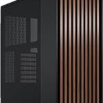 Fractal Design North - Genuine Walnut Wood Front - Mesh Side Panels - Two 140mm Aspect PWM Fans Included - Type C USB - ATX Airflow Mid Tower PC Gaming Case,Charcoal Black