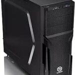 Thermaltake Versa H21 SPCC ATX Mid Tower Computer Chassis CA-1B2-00M1NN-00,Black