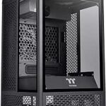 Thermaltake Tower 100 Black Edition Tempered Glass Type-C (USB 3.1 Gen 2) Mini Tower Computer Chassis supports Mini-ITX CA-1R3-00S1WN-00