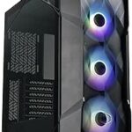 Cooler Master TD500 Mesh V2 Airflow ATX Mid-Tower Case, Polygonal Mesh, Crystalline Tempered Glass, Removable Top Panel, 3X Customizable 120mm PWM ARGB Fans, USB Gen 2 Type C (TD500V2-KGNN-S00)