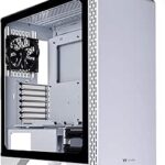 Thermaltake S300 Tempered Glass Snow Edition ATX Mid-Tower Computer Case with 120mm Rear Fan Pre-Installed CA-1P5-00M6WN-00