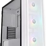 Thermaltake H570 TG ARGB Snow ATX Tempered Glass Mid Tower Computer Chassis with Three 120mm ARGB Lite Front Fan & Mesh Front Panel ‎CA-1T9-00M6WN-01