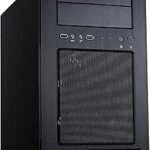 SilverStone Tek Micro-Atx Mini-DTX, Mini-Itx Mid Tower Computer Case with Aluminum Front Panel and Steel Body TJ08B-E-USA