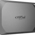 Crucial X9 Pro 1TB Portable SSD - Up to 1050MB/s read and write - water and dust resistant, PC and Mac, with Mylio Photos+ offer - USB 3.2 External Solid State Drive - CT1000X9PROSSD902