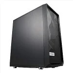 Fractal Design Meshify C - Compact Mid Tower Computer Case - Open ATX Layout- High Performance Airflow/Cooling - 2x Fans included - PSU Shroud - Modular interior - Water-cooling ready - USB3.0 – Black